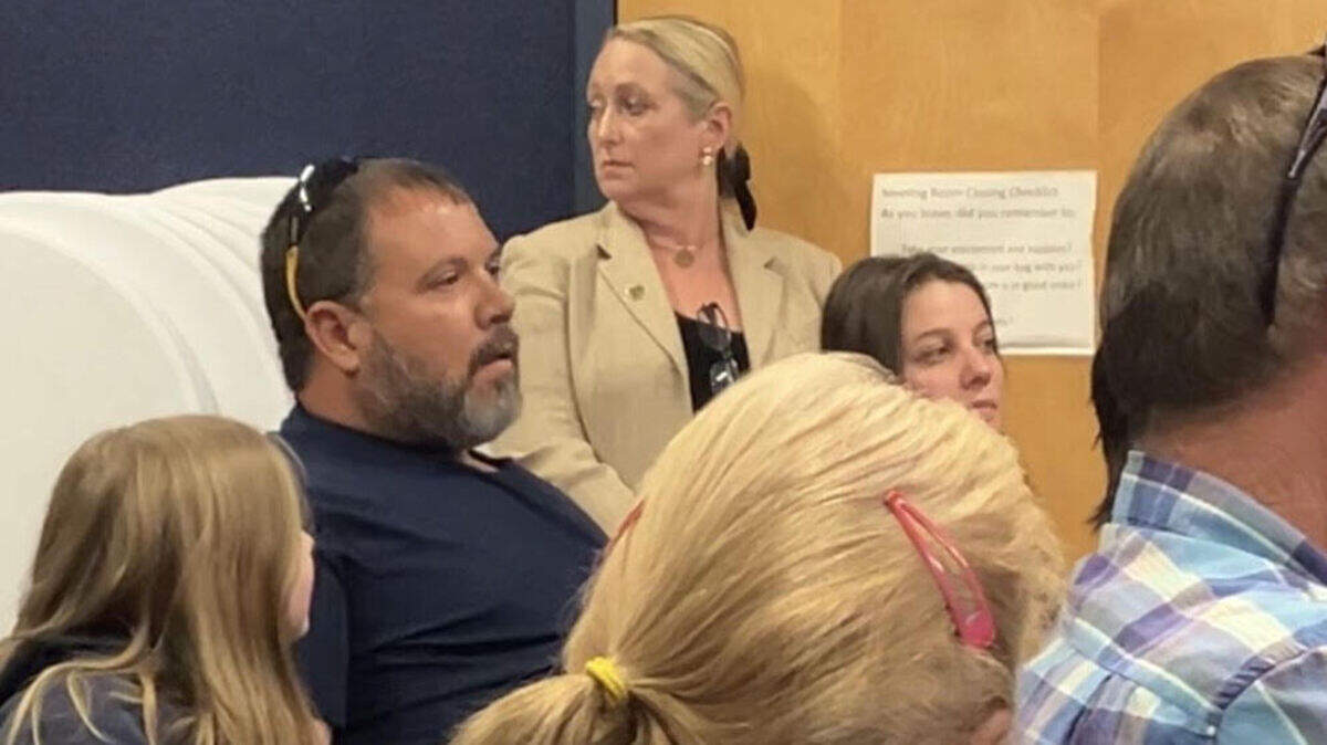 Society Hill resident Brady Hill was told recently by a state agency it would cost him $2.4 million to look at public records about pollution at a Darlington County elementary school. The school has shown evidence of contamination from forever chemicals, toxic compounds linked to cancer and other ailments. This photo was taken at a public meeting about forever chemicals in March 2026. Society Hill resident Brady Hill was told recently by a state agency it would cost him $2.4 million to look at public records about pollution at a Darlington County elementary school. The school has shown evidence of contamination from forever chemicals, toxic compounds linked to cancer and other ailments. This photo was taken at a public meeting about forever chemicals in March 2026.